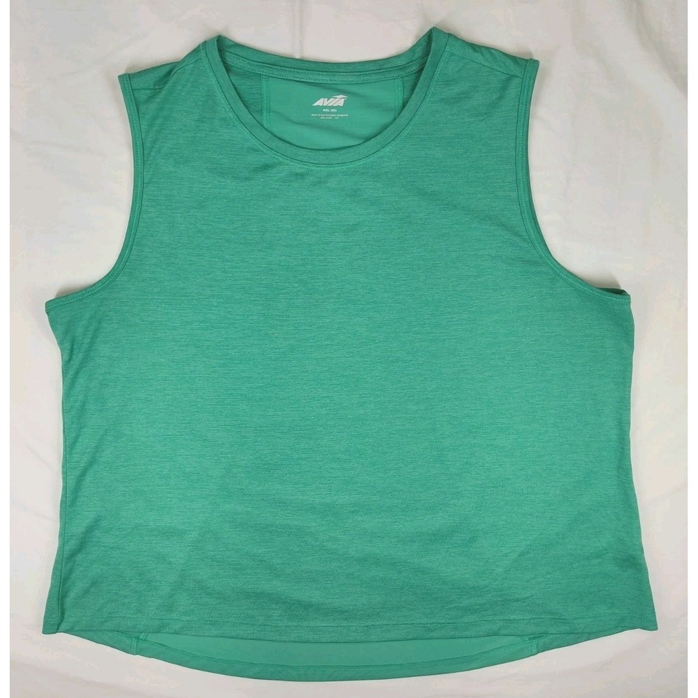 Avia Active Wear Women's Tank Top Size XXL (20) Green
